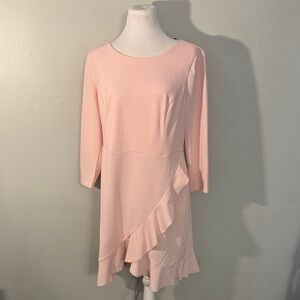 Tommy Hilfiger Light Pink Long Sleeve Dress